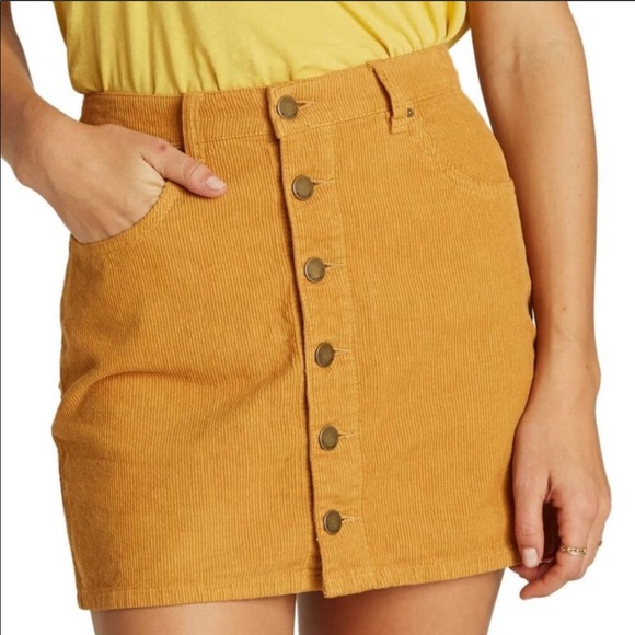 🌴🌼BILLABONG- GOOD LIFE CORDUROY SKIRT🌼🌴 - Picture 8 of 13